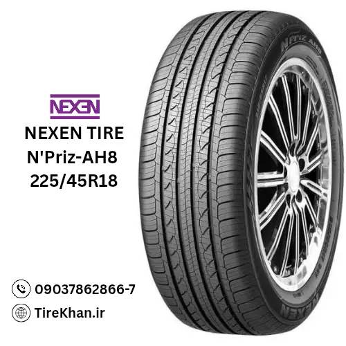 قیمت لاستیک 225/45R18 نکسن N’priz-AH8 قیمت لاستیک 225/45R18 نکسن N’priz-AH8